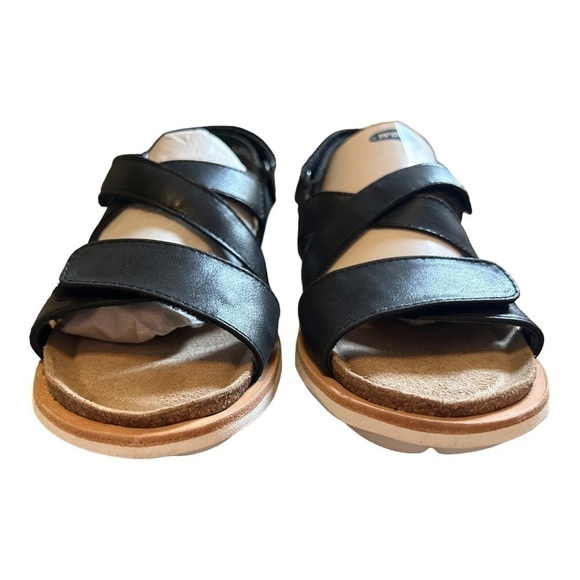 Wolky -Women's Sunstone leather Sandals in black - Picture 4 of 16
